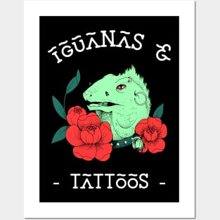 Iguanas and Tattoos Posters and Art